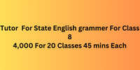 Tutor Job State Class 8 English Grammer