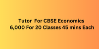 CBSE Economics Tutor for Class 11